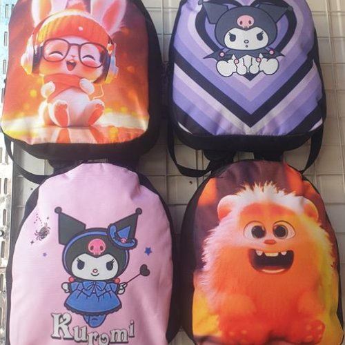 Рюкзак Candy bags (25*18*9) CB255 black заец (деми) Candy bags CB255 black заец
