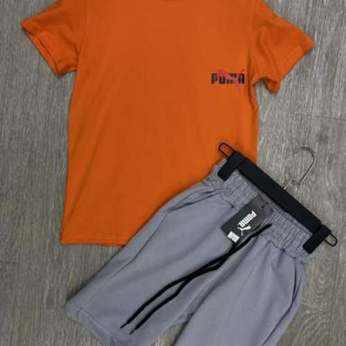 Костюм MirWear kids (9-13) 272-2 orange-grey (9-13) (лето) MirWear kids 272-2 orange-grey (9-13)