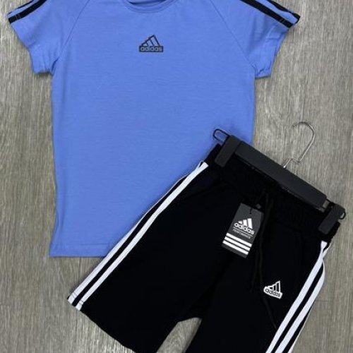 Костюм MirWear kids (9-13) 81-2 l.blue-black (9-13) (лето) MirWear kids 81-2 l.blue-black (9-13)