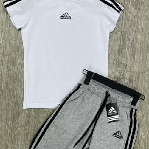 Костюм MirWear kids (9-13) 81-2 white-l.grey (9-13) (лето) MirWear kids 81-2 white-l.grey (9-13)