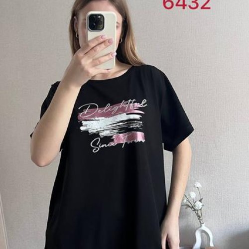 Футболка FSN (50-56) 6432 black (лето) FSN 6432 black