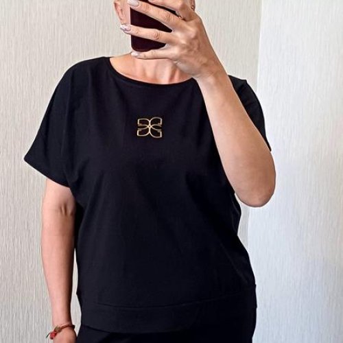 Футболка FSN (46-52) 6466 black (лето) FSN 6466 black