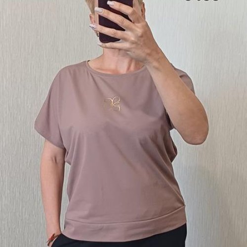 Футболка FSN (46-52) 6466 beige (лето) FSN 6466 beige