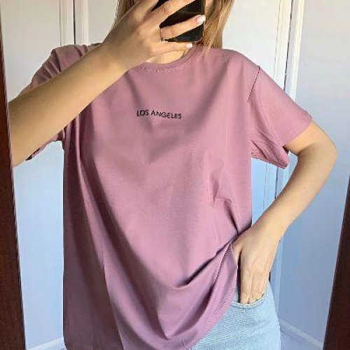 Футболка FSN (42-48) 7019 lilac (лето) FSN 7019 lilac
