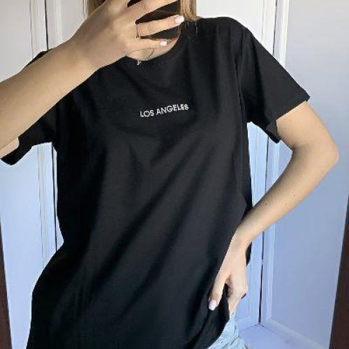 Футболка FSN (42-48) 7019 black (лето) FSN 7019 black