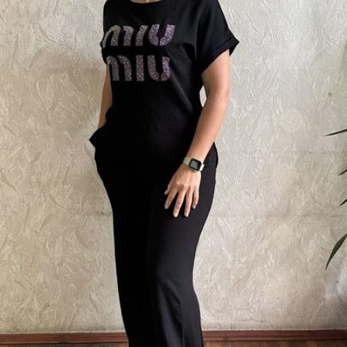 Костюм Шаолинь (42-56) 095 black (лето) Шаолинь 095 black