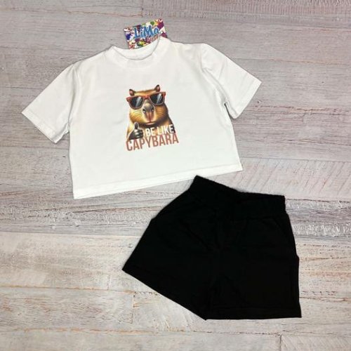 Костюм LiMa kids (116-140) 2514 white (лето) LiMa kids 2514 white