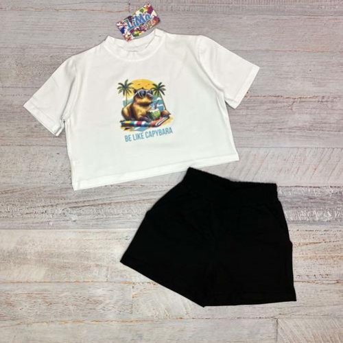 Костюм LiMa kids (116-140) 2514-1 white (лето) LiMa kids 2514-1 white
