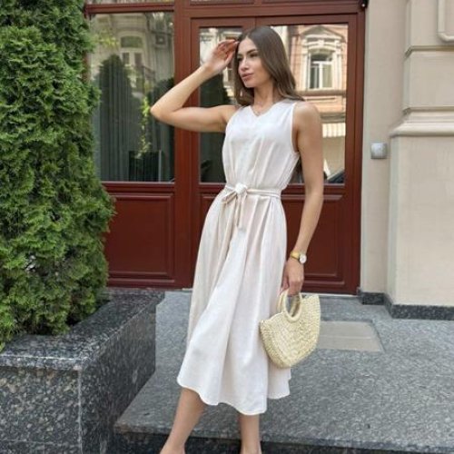 Платье Arina (42-52) 1610 l.beige (лето) Arina 1610 l.beige