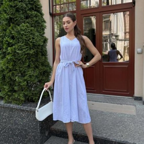Платье Arina (42-52) 1610 l.blue (лето) Arina 1610 l.blue