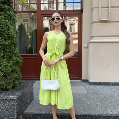 Платье Arina (42-52) 1610 l.green (лето) Arina 1610 l.green