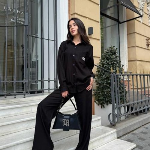 Костюм Arina (42-52) 8072 black (лето) Arina 8072 black