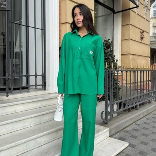 Костюм Arina (42-52) 8072 green (лето) Arina 8072 green