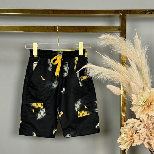 Шорты DFK (128-152) 2831 black-yellow (лето) DFK 2831 black-yellow