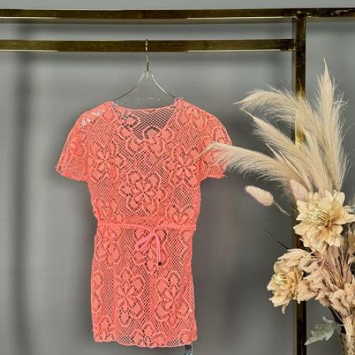 Туника DFK (M-XL) 8866 coral (лето) DFK 8866 coral