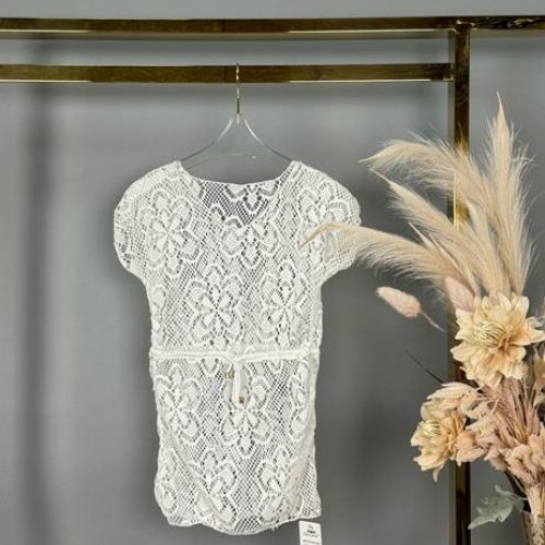 Туника DFK (M-XL) 8866 white (лето) DFK 8866 white