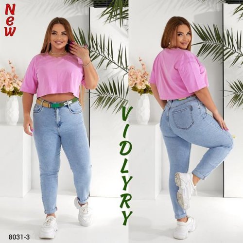 Джинсы Vidlyry (32-42) 8031-3 l.blue (деми) Vidlyry 8031-3 l.blue