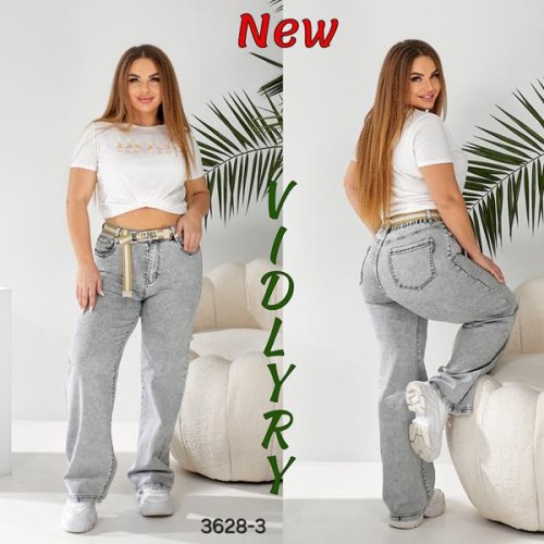 Джинсы Vidlyry (30-36) 3628-3 grey (деми) Vidlyry 3628-3 grey