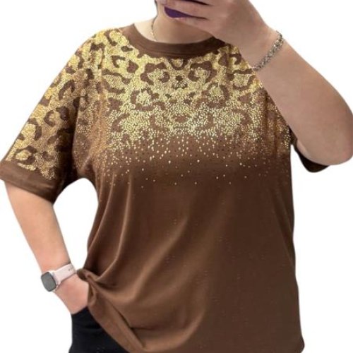 Футболка LeVisha (48-58) 25110 brown (лето) LeVisha 25110 brown