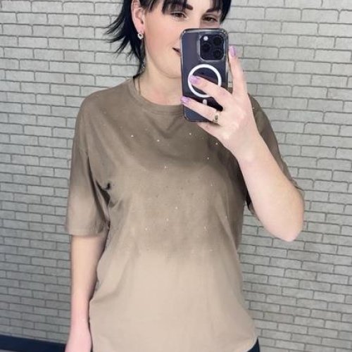 Футболка LeVisha (46-56) 25106 beige (лето) LeVisha 25106 beige