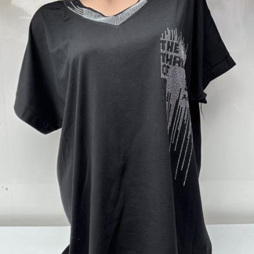 Футболка LeVisha (54-58) 27052 black (лето) LeVisha 27052 black