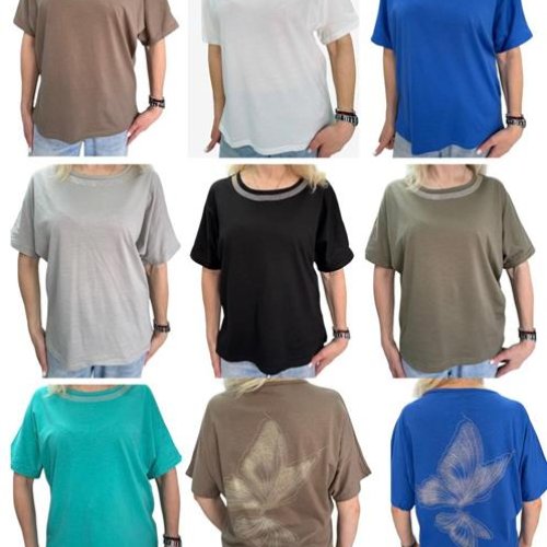 Футболка Anna&Vika (46-50) 25054 grey (лето) Anna&Vika 25054 grey