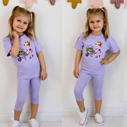 Костюм Fili kids (2-8) FK1013 lilac (лето) Fili kids FK1013 lilac