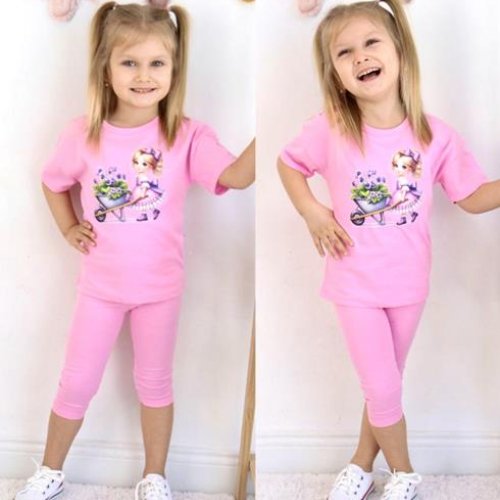 Костюм Fili kids (2-8) FK1014 pink (лето) Fili kids FK1014 pink