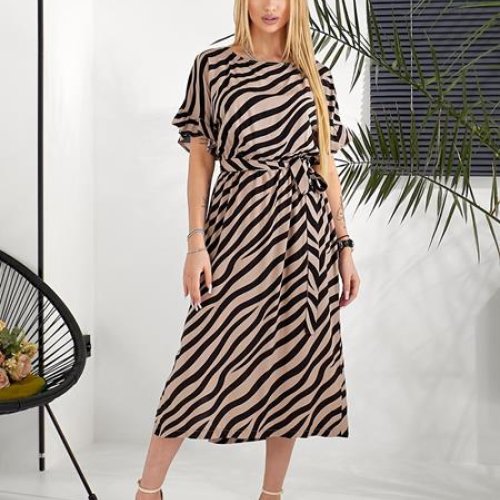 Платье Deliv (M-2XL) 580 beige (лето) Deliv 580 beige
