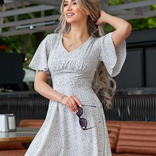 Платье Deliv (S-XL) 560 grey (лето) Deliv 560 grey