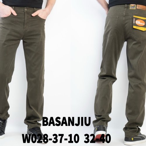 Джинсы God Baron (32-40) W028-37-10 khaki (лето) God Baron W028-37-10 khaki
