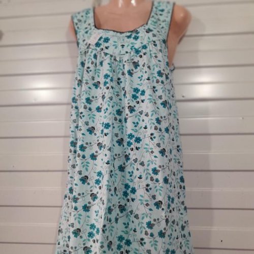 Ночнушка Akvarel (50-60) A84 l.blue (лето) Akvarel A84 l.blue
