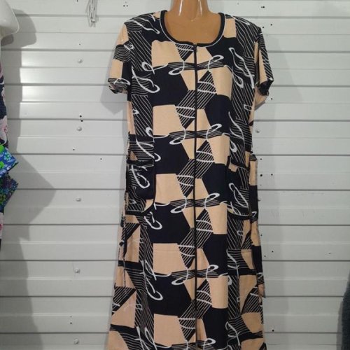Халат Akvarel (52-64) A68 beige (лето) Akvarel A68 beige