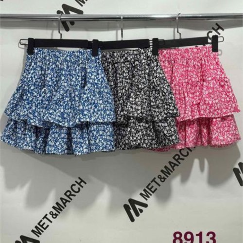 Юбка Met&March (XS-M) 8913-2 blue (лето) Met&March 8913-2 blue