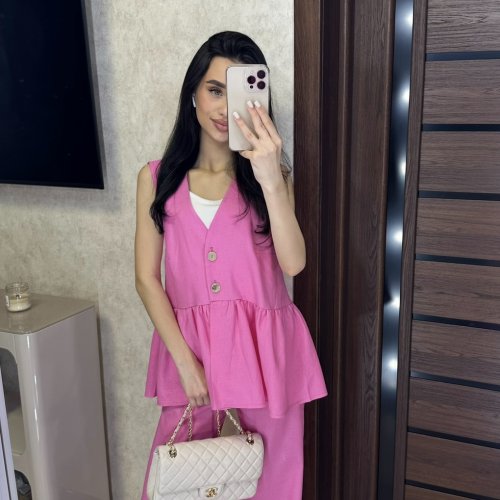 Костюм Valentina (42-48) 011 pink (лето) Valentina 011 pink