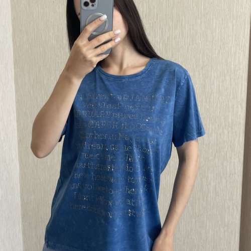 Футболка FSN (46-52) 2715 blue (лето) FSN 2715 blue