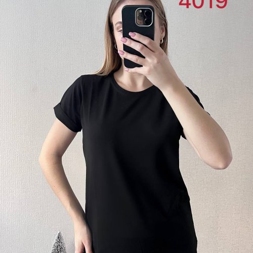 Футболка FSN (42-46) 4019 black (лето) FSN 4019 black