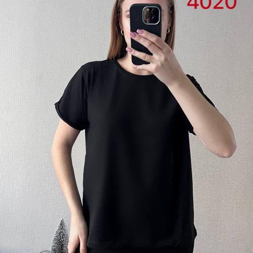 Футболка FSN (44-50) 4020 black (лето) FSN 4020 black