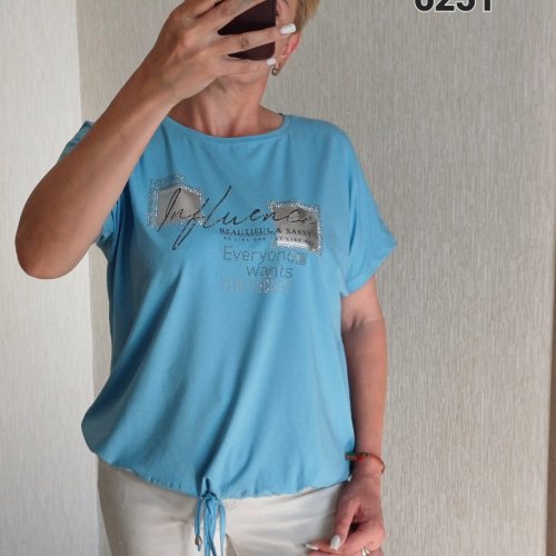 Футболка FSN (50-56) 6251 l.blue (лето) FSN 6251 l.blue