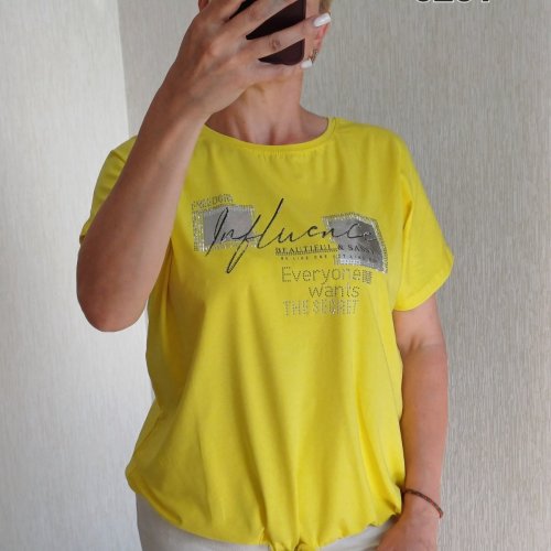 Футболка FSN (50-56) 6251 yellow (лето) FSN 6251 yellow