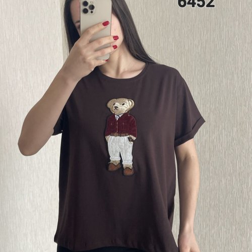 Футболка FSN (46-52) 6452 brown (лето) FSN 6452 brown