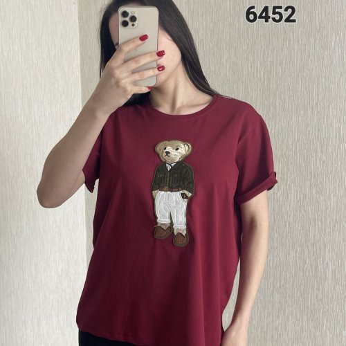 Футболка FSN (46-52) 6452 wine (лето) FSN 6452 wine