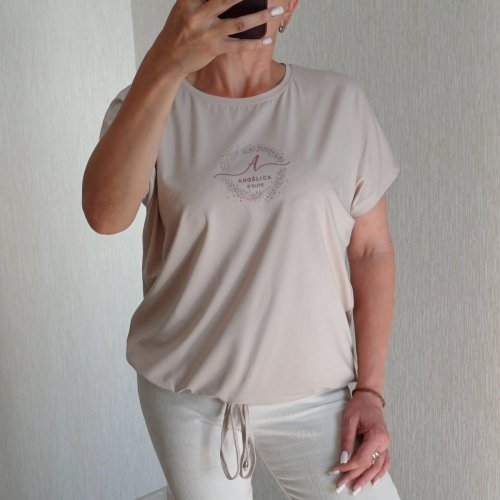 Футболка FSN (50-56) 6477 beige (лето) FSN 6477 beige