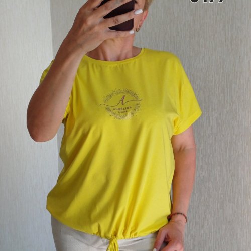 Футболка FSN (50-56) 6477 yellow (лето) FSN 6477 yellow