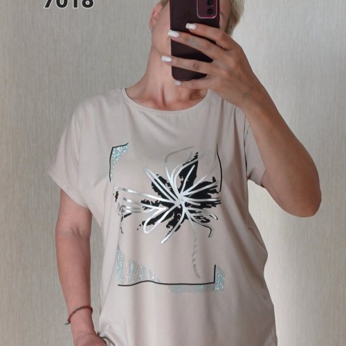 Футболка FSN (50-56) 7018 beige (лето) FSN 7018 beige