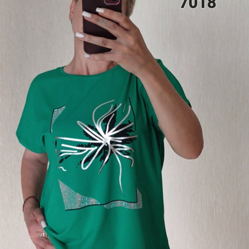 Футболка FSN (50-56) 7018 green (лето) FSN 7018 green