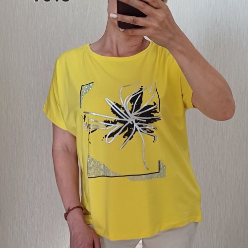 Футболка FSN (50-56) 7018 yellow (лето) FSN 7018 yellow