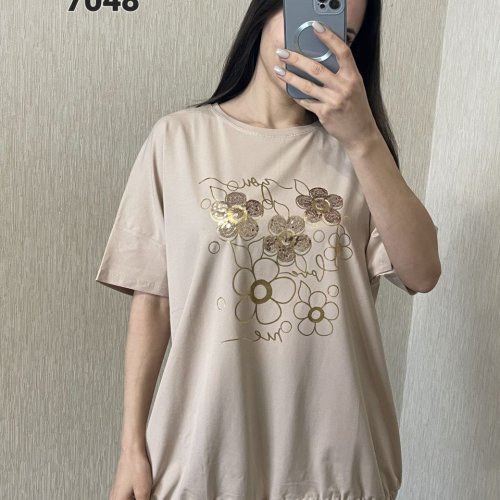 Футболка FSN (52-58) 7048 beige (лето) FSN 7048 beige