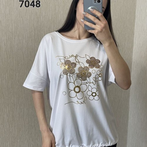 Футболка FSN (52-58) 7048 white (лето) FSN 7048 white