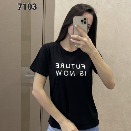 Футболка FSN (42-48) 7103 black (лето) FSN 7103 black